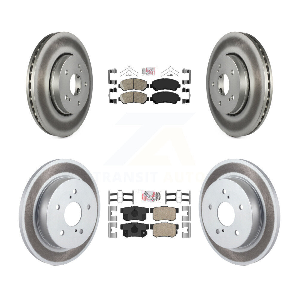 Transit Auto KGA-103225 Disc Brake Kit for 2010-2013 Suzuki Kizashi - Front and Rear