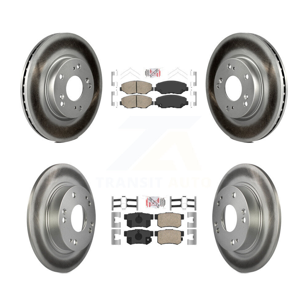 Transit Auto KGA-103227 Disc Brake Kit for 2013 Acura ILX - Front and Rear