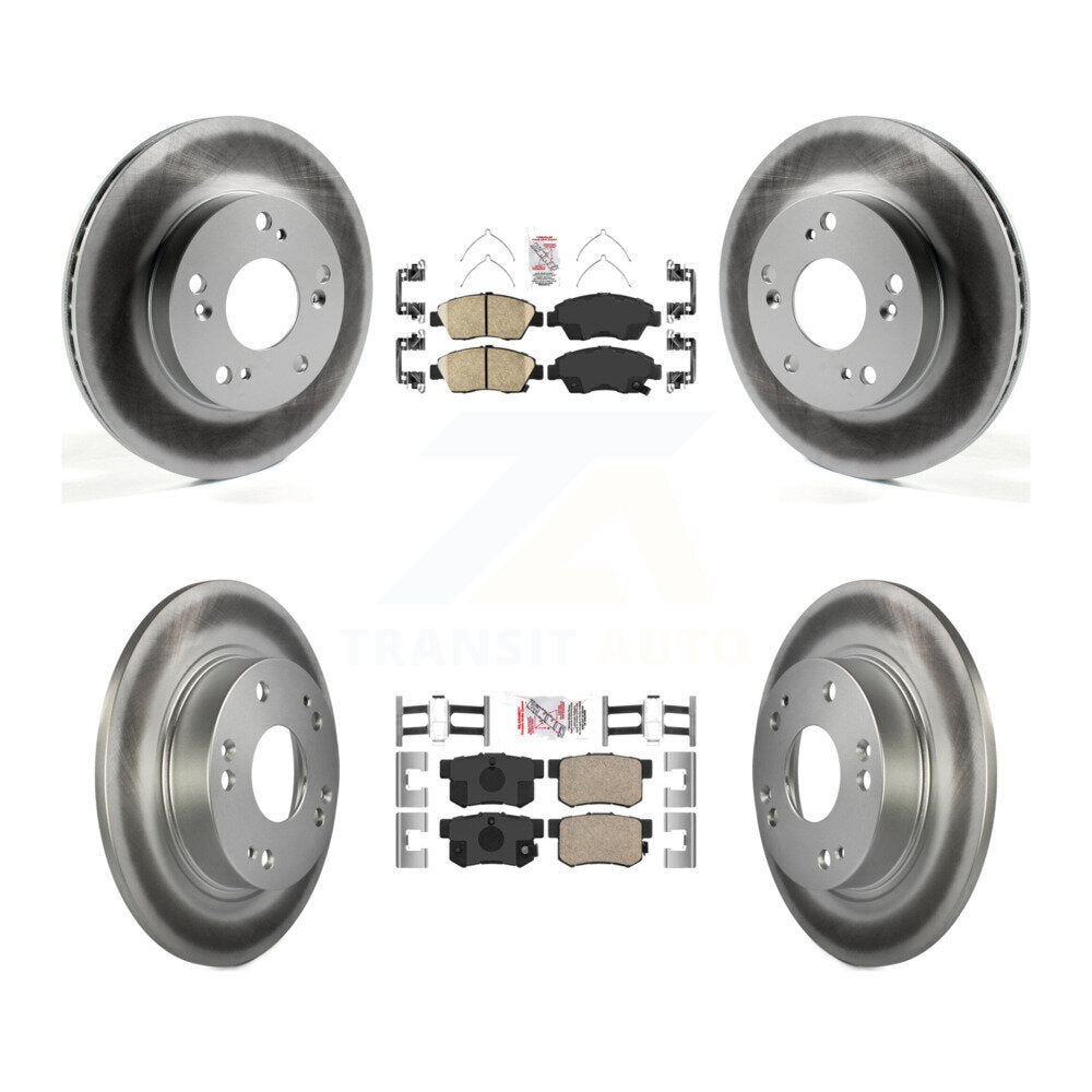 Transit Auto KGA-103228 Disc Brake Kit for 2013-2015 Acura ILX - Front and Rear