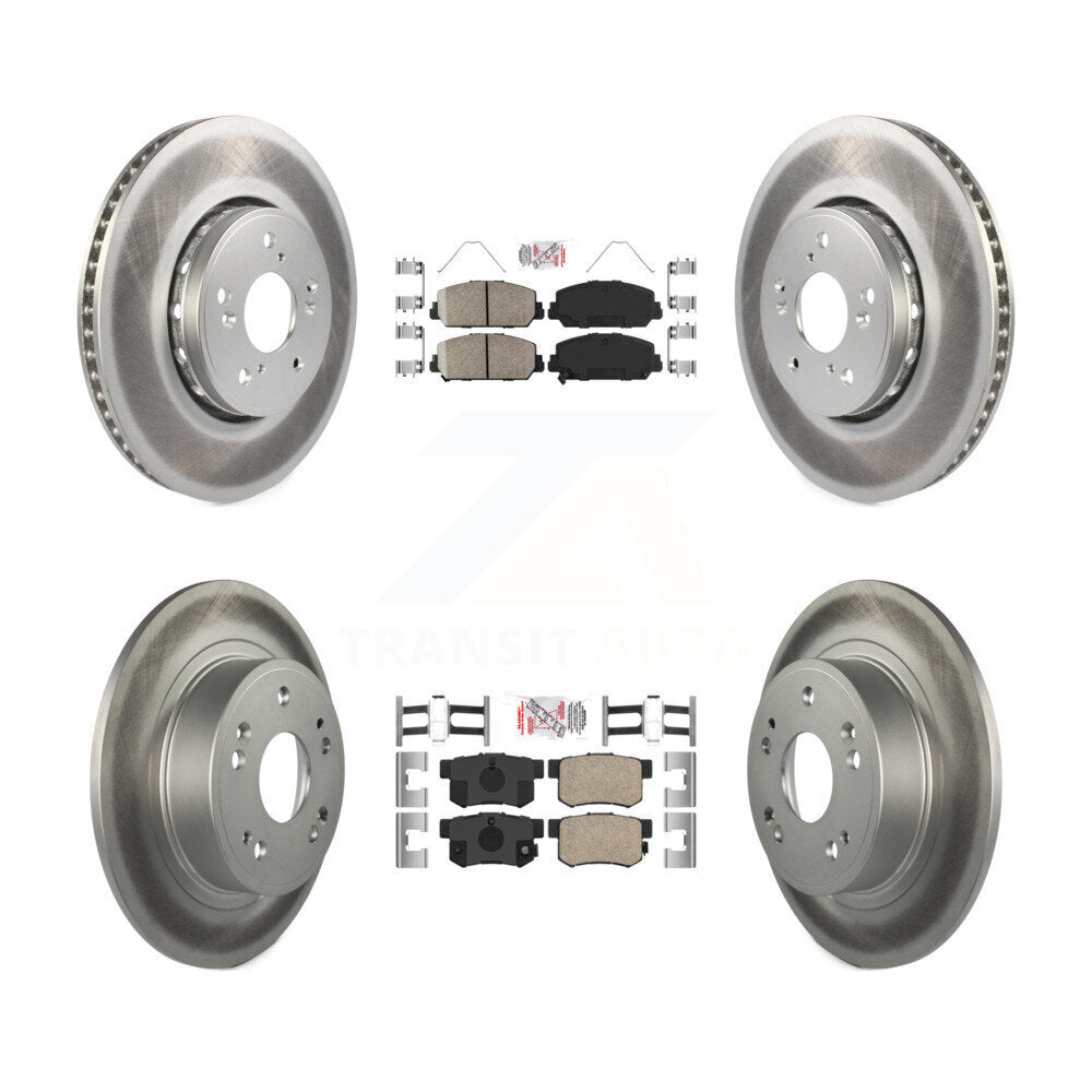 Transit Auto KGA-103230 Disc Brake Kit for 2016 Acura ILX - Front and Rear