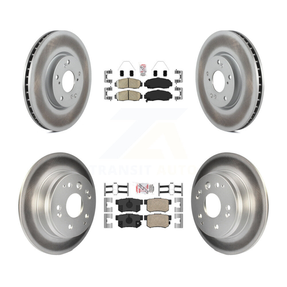 Transit Auto KGA-103233 Disc Brake Kit for 2004-2005 Acura TL - Front and Rear