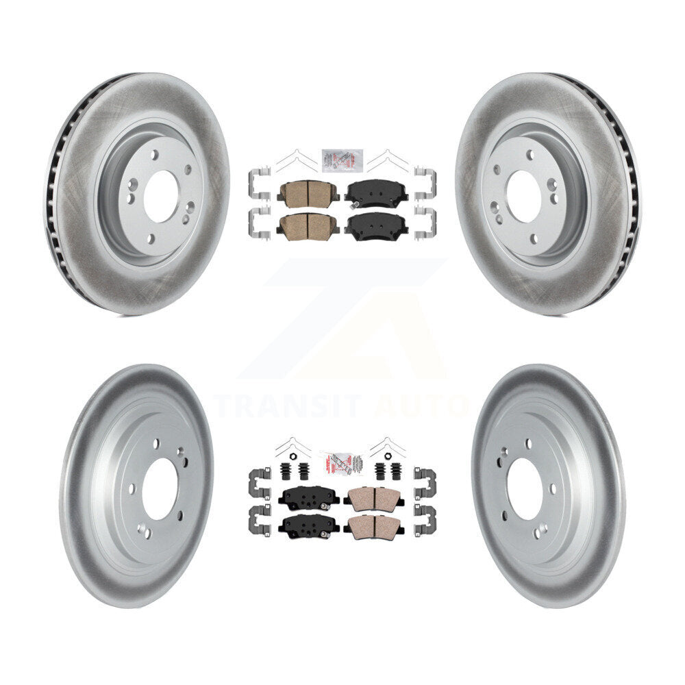 Transit Auto KGA-103239 Disc Brake Kit for 2019-2020 Hyundai Nexo - Front and Rear