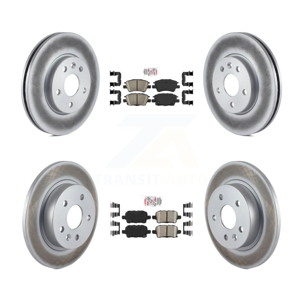 Transit Auto KGA-103245 Disc Brake Kit for 2016 Chevrolet Cruze - Front and Rear