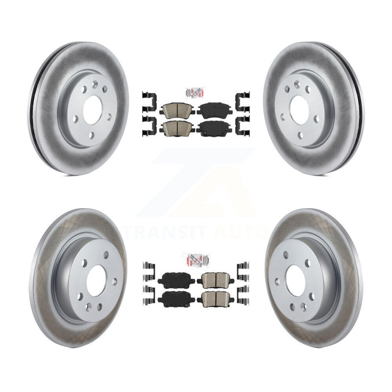Transit Auto KGA-103245 Disc Brake Kit for 2016 Chevrolet Cruze - Front and Rear