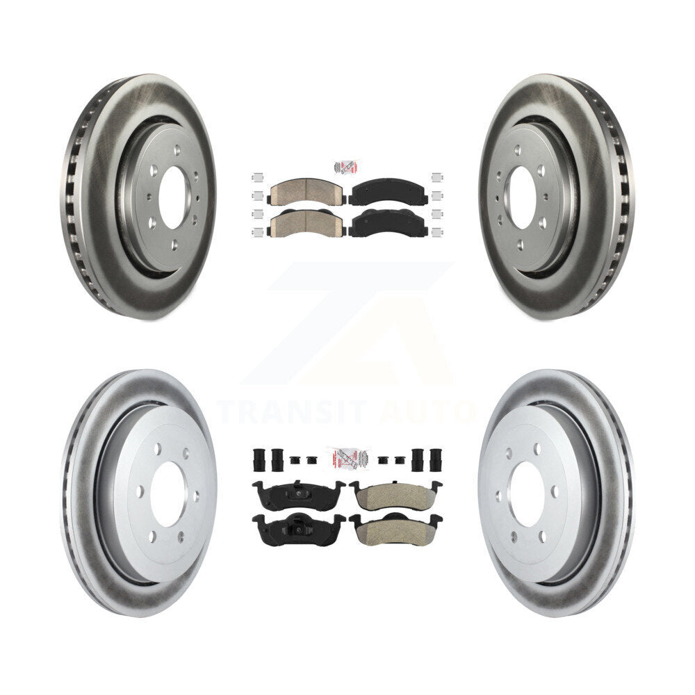 Transit Auto KGA-103249 Disc Brake Kit for 2010-2017 Ford Expedition, Lincoln Navigator - Front and Rear