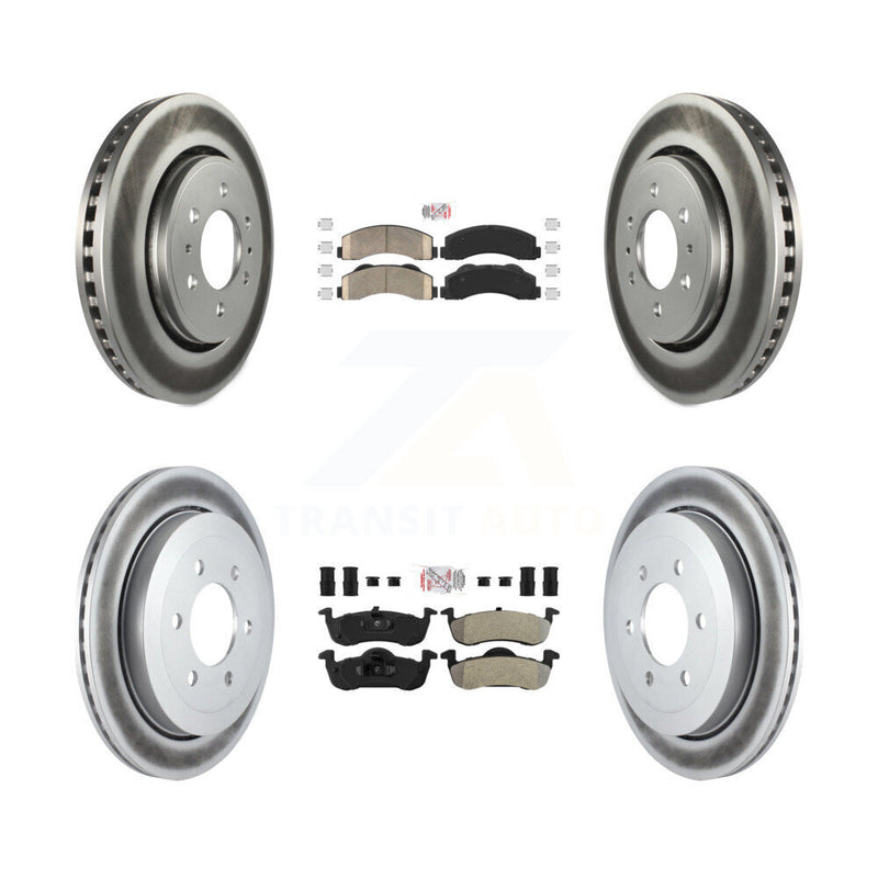 Transit Auto KGA-103249 Disc Brake Kit for 2010-2017 Ford Expedition, Lincoln Navigator - Front and Rear
