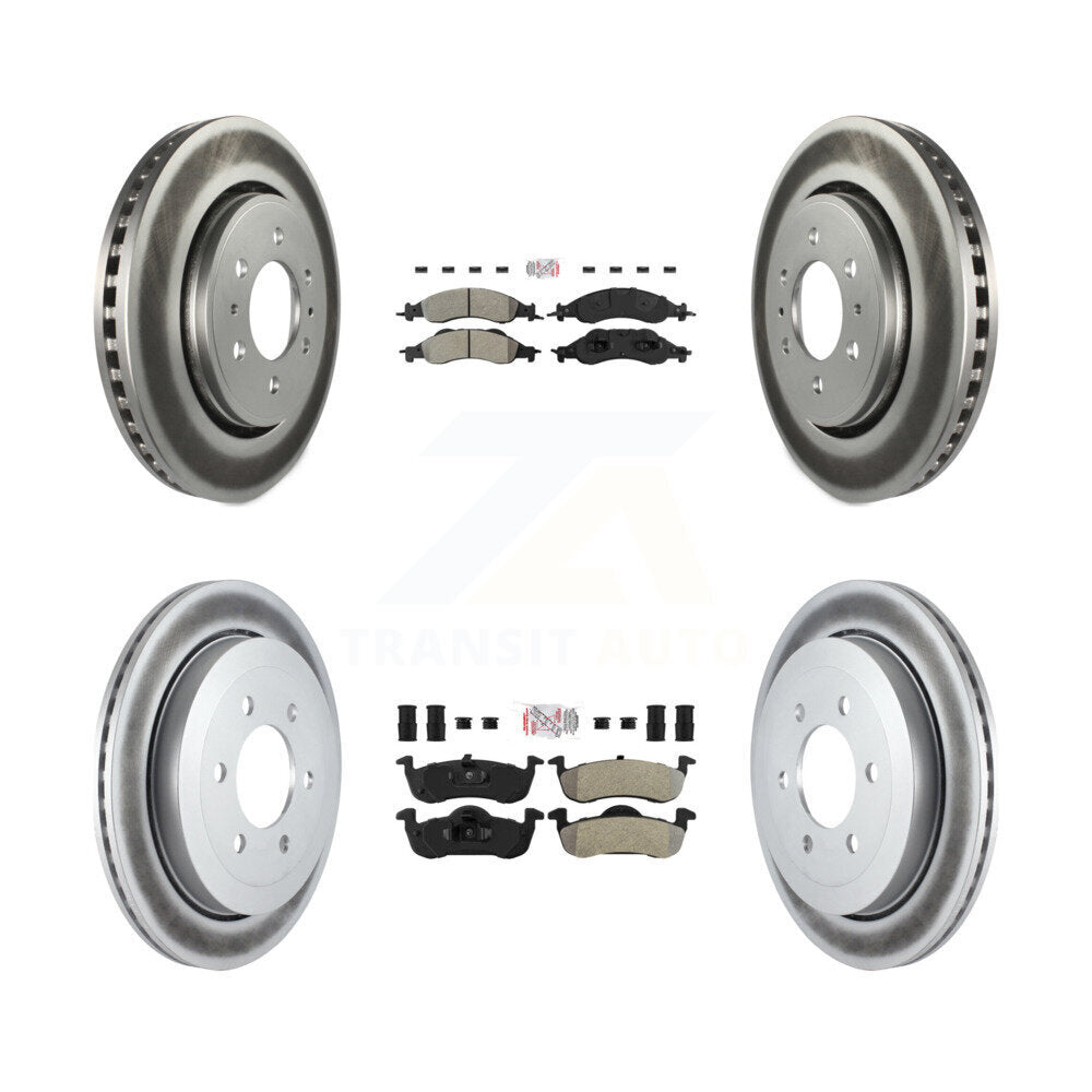 Transit Auto KGA-103251 Disc Brake Kit for 2007-2009 Ford Expedition, Lincoln Navigator - Front and Rear