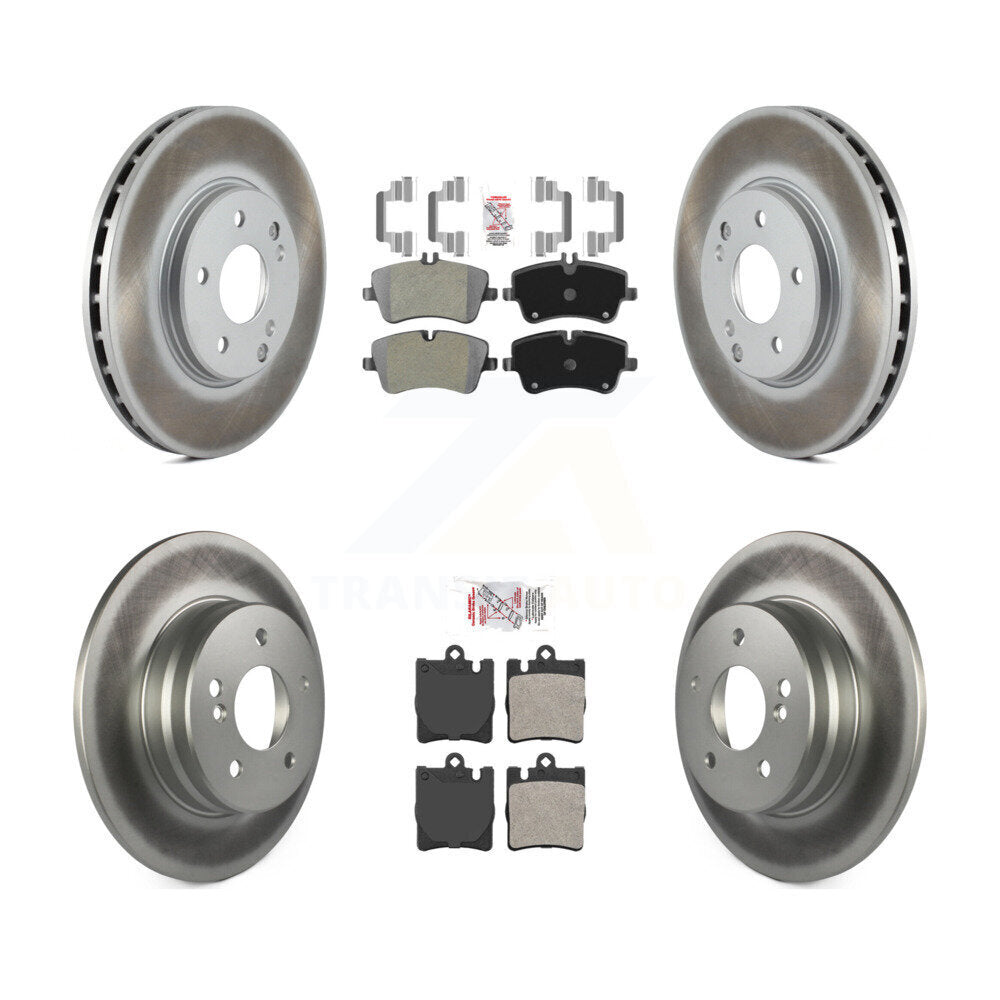 Transit Auto KGA-103256 Disc Brake Kit for 2001-2009 Mercedes-Benz C280, Mercedes-Benz C350 and More - Front and Rear