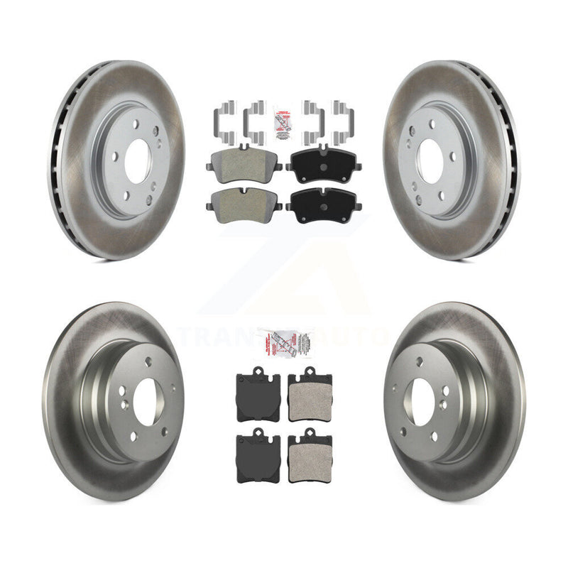Transit Auto KGA-103256 Disc Brake Kit for 2001-2009 Mercedes-Benz C280, Mercedes-Benz C350 and More - Front and Rear