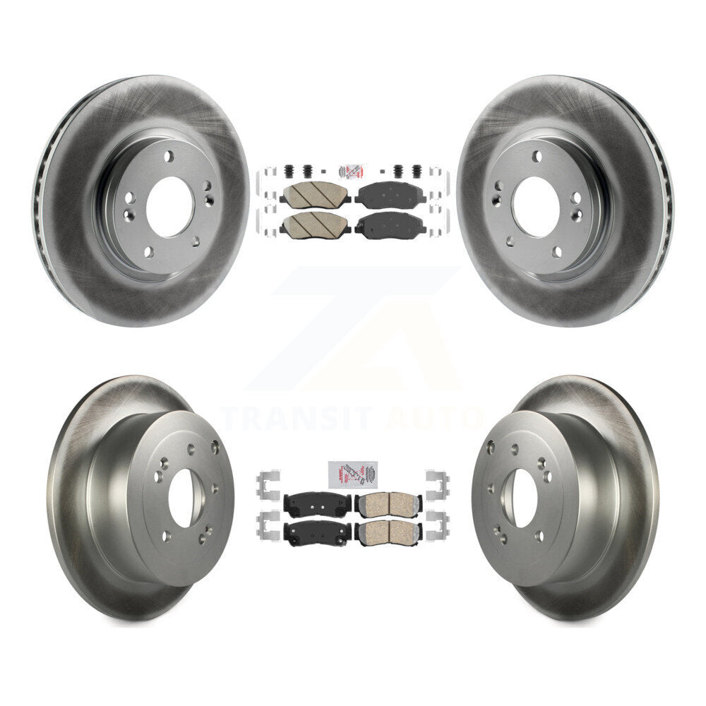Transit Auto KGA-103263 Disc Brake Kit for 2007-2009 Hyundai Santa Fe - Front and Rear