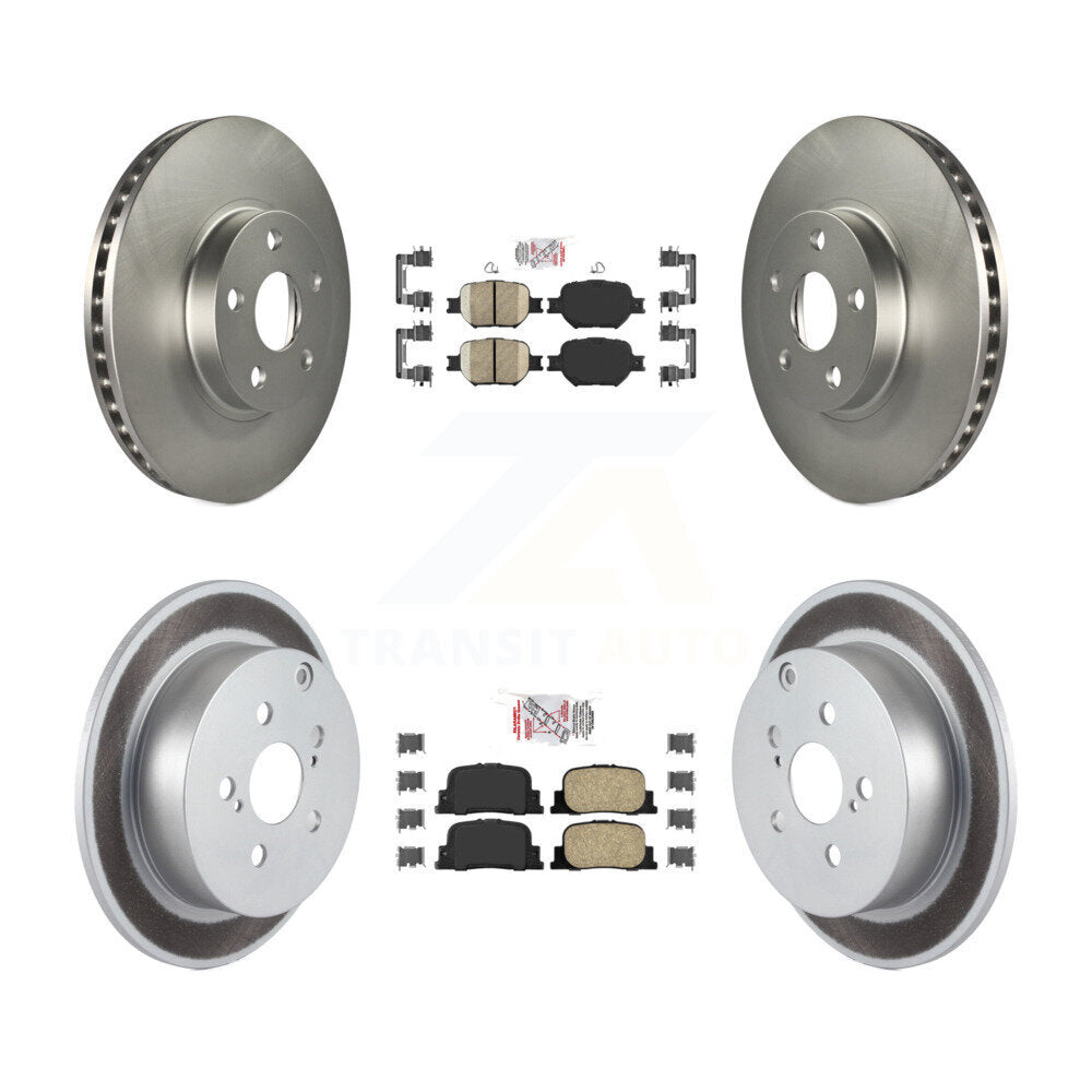 Transit Auto KGA-103269 Disc Brake Kit for 2005-2010 Scion tC - Front and Rear