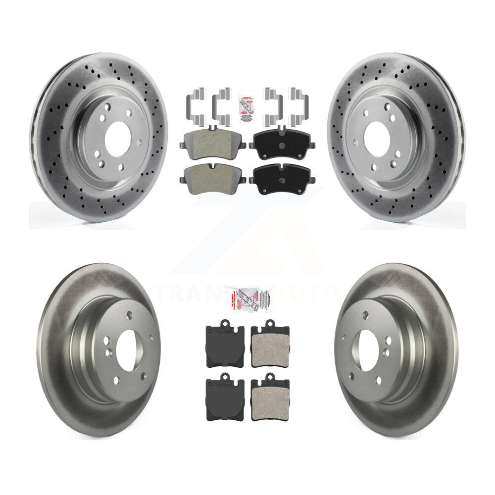 Transit Auto KGA-103289 Disc Brake Kit for 2004 Mercedes-Benz C320 - Front and Rear