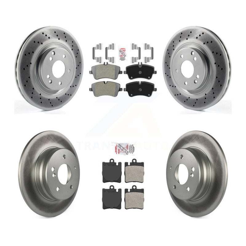 Transit Auto KGA-103289 Disc Brake Kit for 2004 Mercedes-Benz C320 - Front and Rear