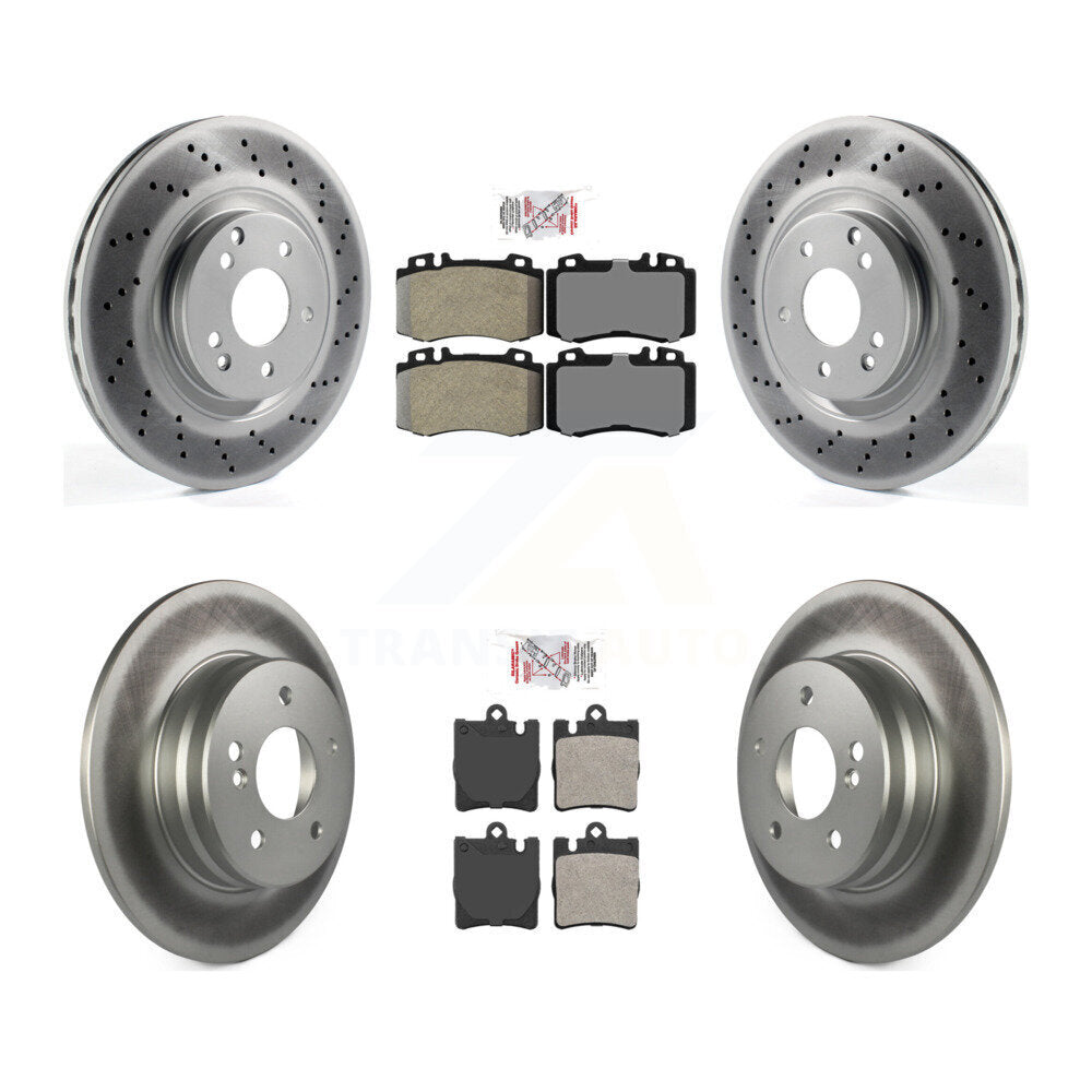 Transit Auto KGA-103291 Disc Brake Kit for 2003-2006 Mercedes-Benz SLK350, Mercedes-Benz C230, Mercedes-Benz C320 - Front and Rear