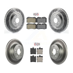 Transit Auto KGA-103291 Disc Brake Kit for 2003-2006 Mercedes-Benz SLK350, Mercedes-Benz C230, Mercedes-Benz C320 - Front and Rear