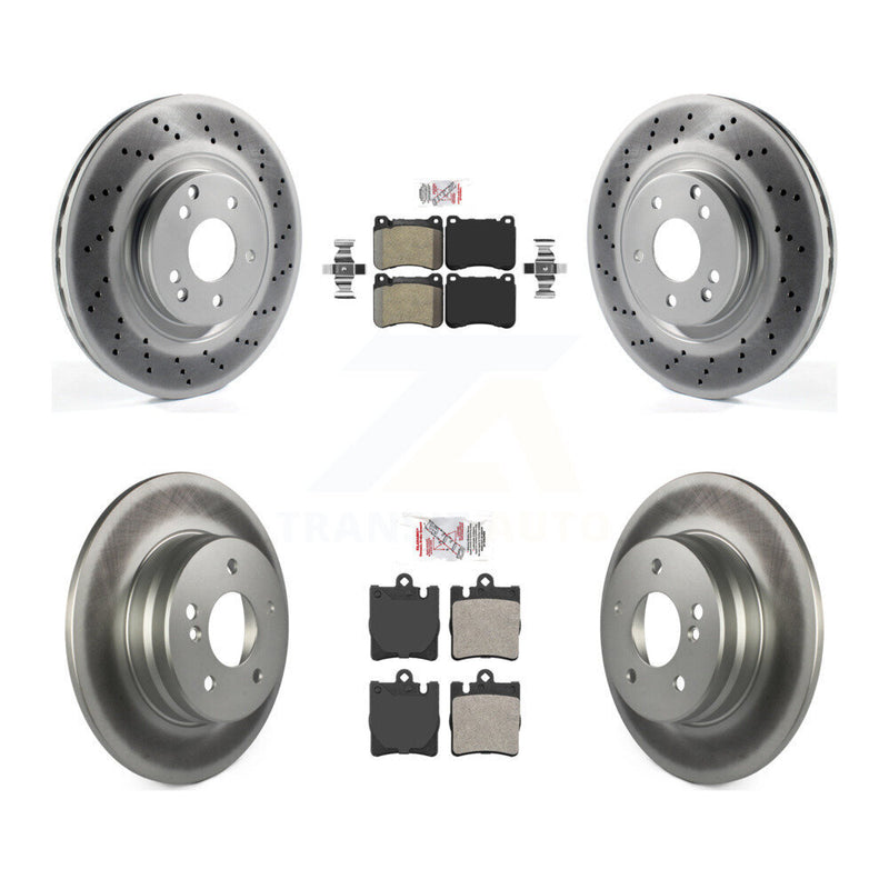 Transit Auto KGA-103292 Disc Brake Kit for 2004-2011 Mercedes-Benz SLK300, Mercedes-Benz CLK350 and More - Front and Rear