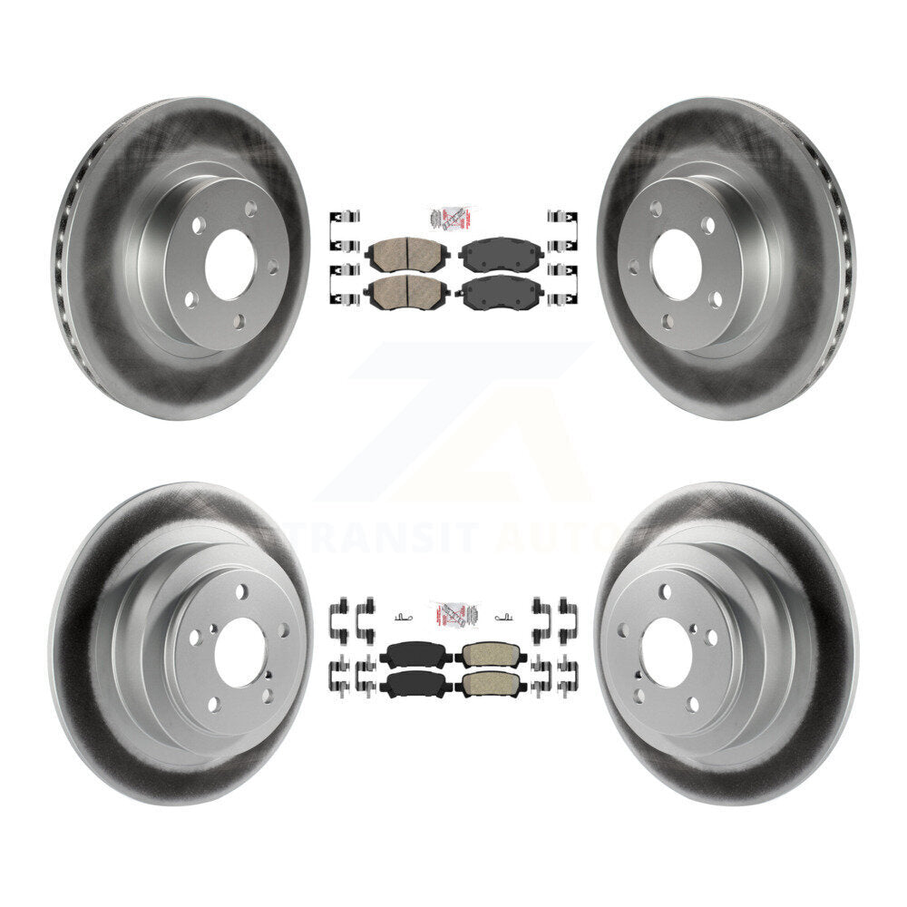 Transit Auto KGA-103296 Disc Brake Kit for 2002-2004 Subaru Legacy - Front and Rear