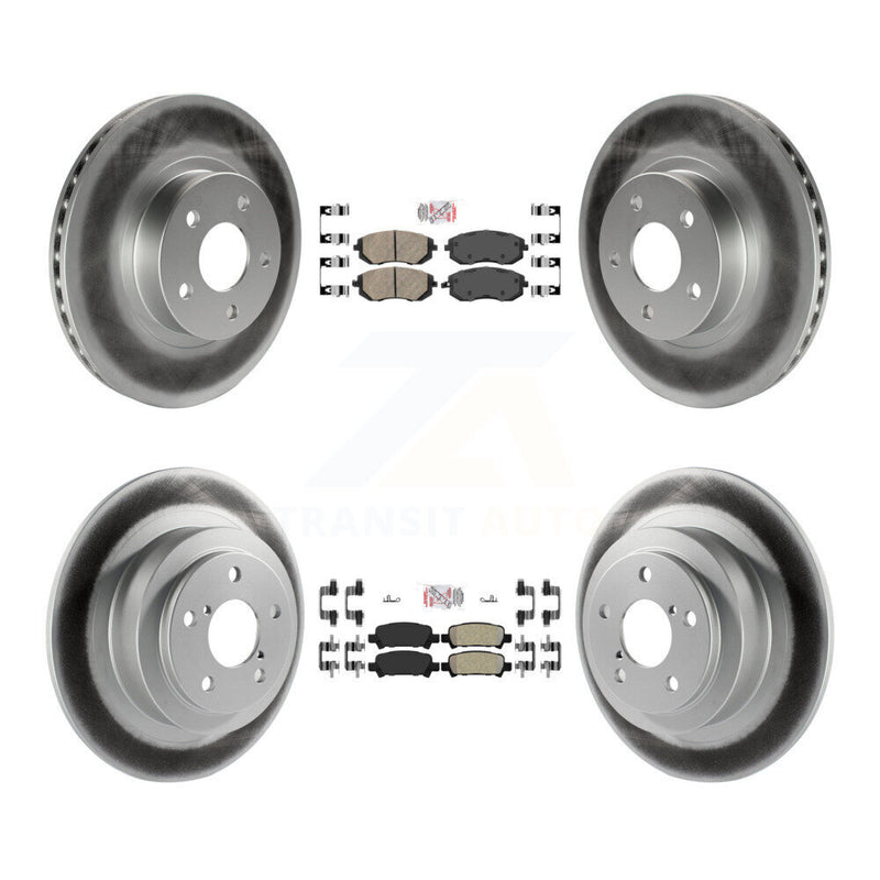 Transit Auto KGA-103296 Disc Brake Kit for 2002-2004 Subaru Legacy - Front and Rear