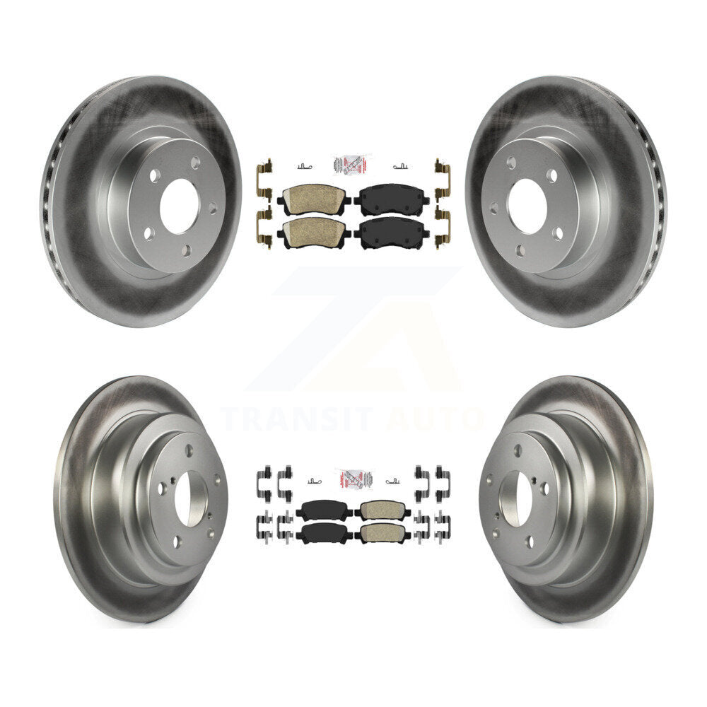 Transit Auto KGA-103301 Disc Brake Kit for 1998-2002 Subaru Impreza, Subaru Forester - Front and Rear