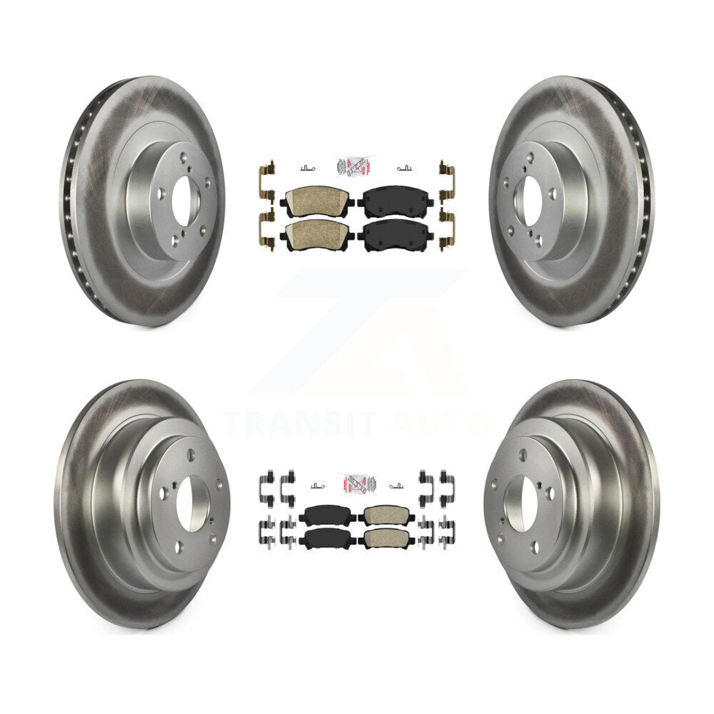 Transit Auto KGA-103306 Disc Brake Kit for 2002 Subaru Impreza - Front and Rear