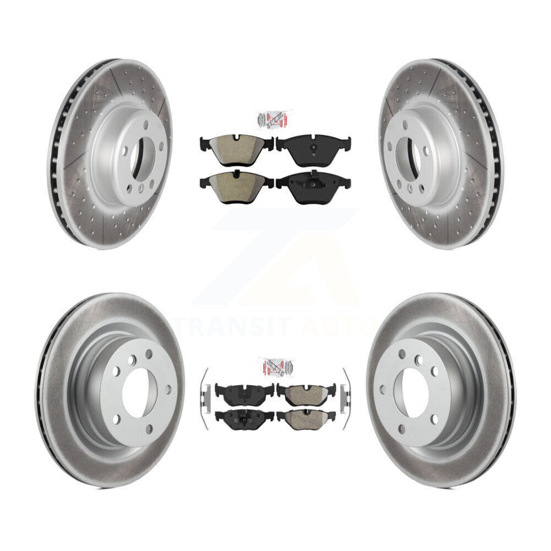 Transit Auto KGA-103320 Disc Brake Kit for 2013 BMW 328i - Front and Rear