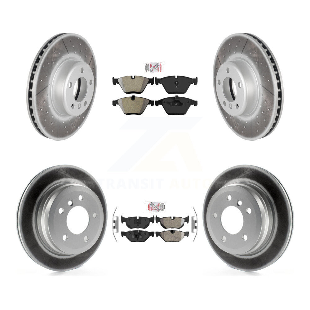 Transit Auto KGA-103325 Disc Brake Kit for 2013 BMW 328i - Front and Rear