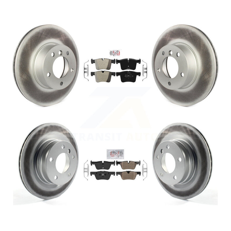 Transit Auto KGA-103330 Disc Brake Kit for 2013-2018 BMW 328d, BMW 320i - Front and Rear