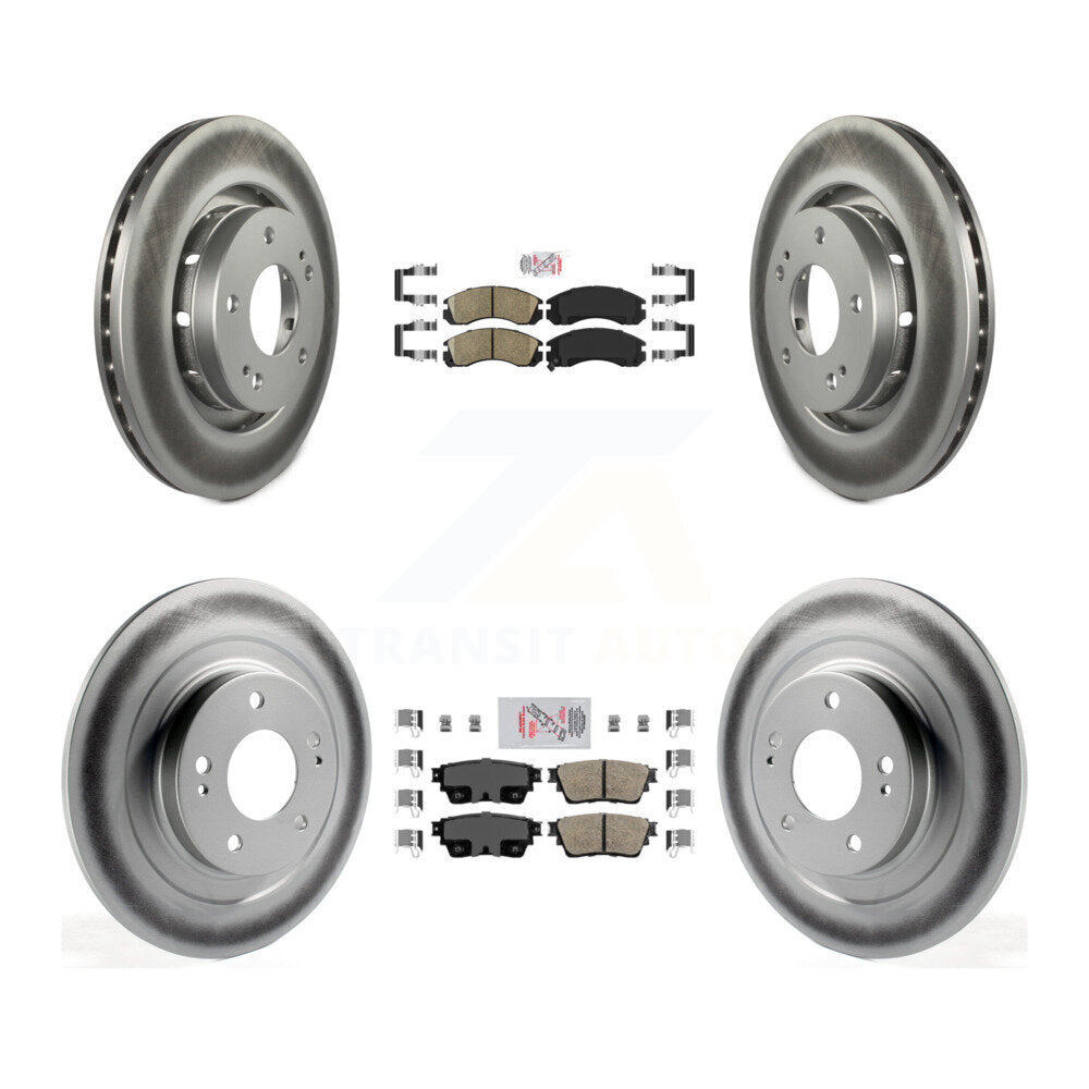 Transit Auto KGA-103339 Disc Brake Kit for 2018-2022 Mitsubishi Outlander PHEV - Front and Rear