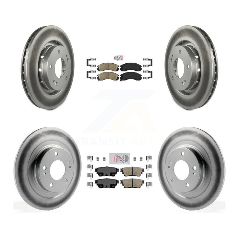 Transit Auto KGA-103339 Disc Brake Kit for 2018-2022 Mitsubishi Outlander PHEV - Front and Rear