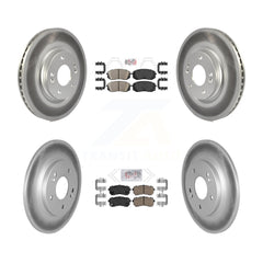 Transit Auto KGA-103340 Disc Brake Kit for 2018-2024 Hyundai Kona, Kia Seltos - Front and Rear