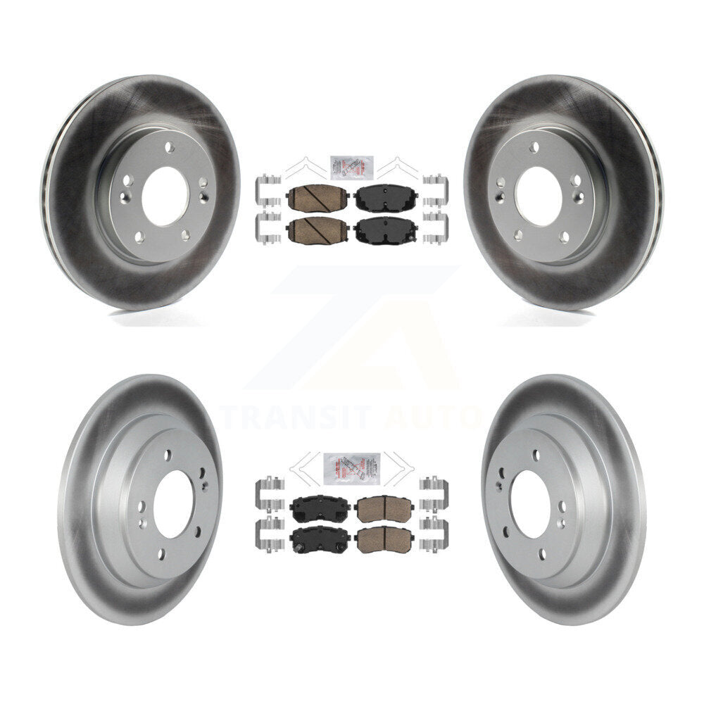 Transit Auto KGA-103343 Disc Brake Kit for 2022 Hyundai Kona - Front and Rear