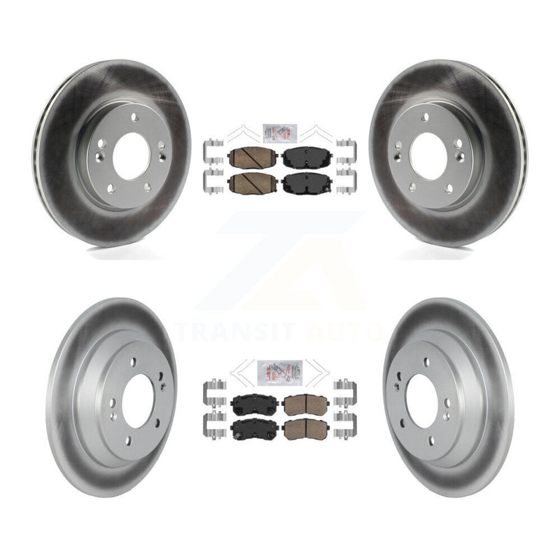 Transit Auto KGA-103343 Disc Brake Kit for 2022 Hyundai Kona - Front and Rear
