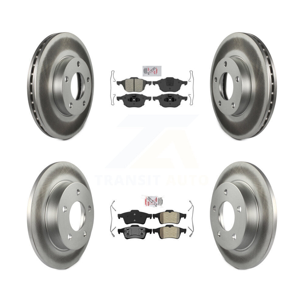 Transit Auto KGA-103344 Disc Brake Kit for 2004-2005 Mazda 3 - Front and Rear