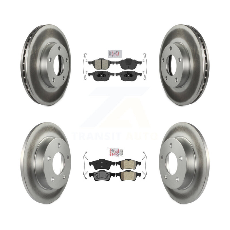 Transit Auto KGA-103344 Disc Brake Kit for 2004-2005 Mazda 3 - Front and Rear