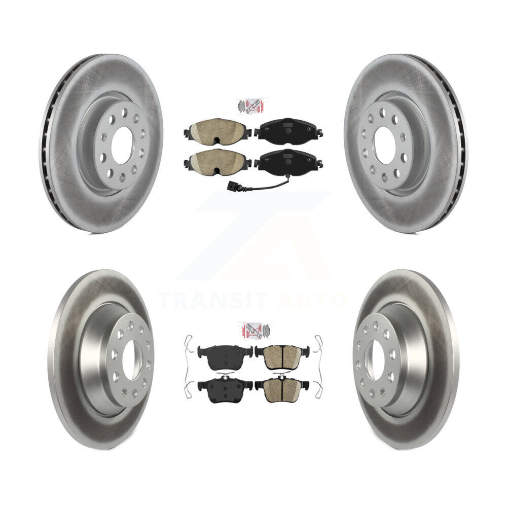 Transit Auto KGA-103350 Disc Brake Kit for 2016-2022 Audi TT Quattro - Front and Rear