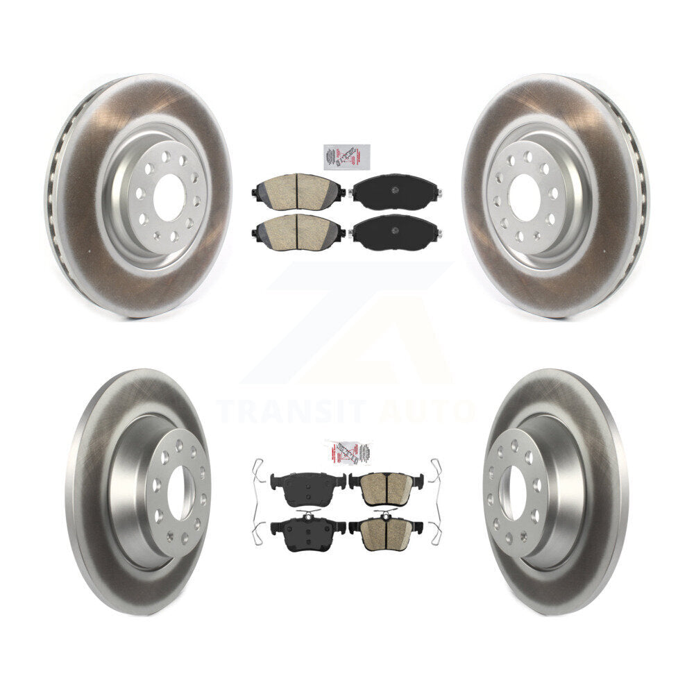 Transit Auto KGA-103351 Disc Brake Kit for 2018-2022 Volkswagen Jetta, Volkswagen Tiguan - Front and Rear