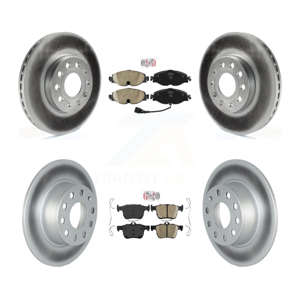 Transit Auto KGA-103352 Disc Brake Kit for 2019-2023 Volkswagen Taos, Volkswagen Jetta - Front and Rear