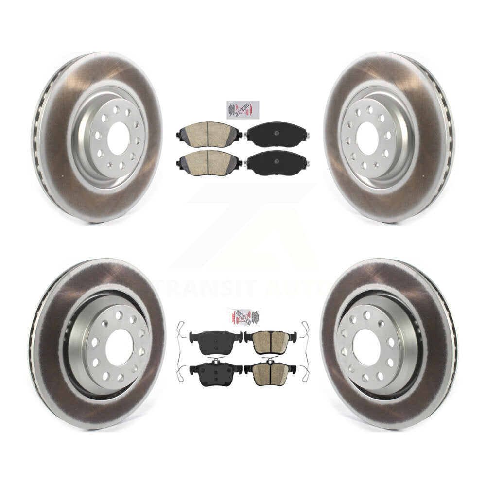 Transit Auto KGA-103356 Disc Brake Kit for 2015-2022 Volkswagen Arteon, Audi A3 Quattro and More - Front and Rear