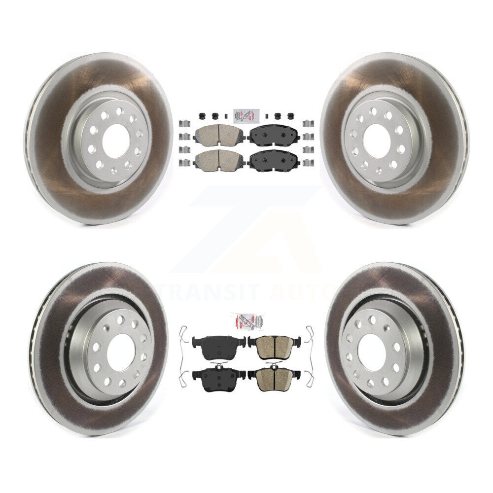 Transit Auto KGA-103357 Disc Brake Kit for 2018-2024 Volkswagen Atlas, Volkswagen Atlas Cross Sport - Front and Rear