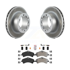 Transit Auto KGA-103383 Disc Brake Kit for 2007-2018 Freightliner Sprinter 3500, Mercedes-Benz Sprinter 3500XD and More - Rear
