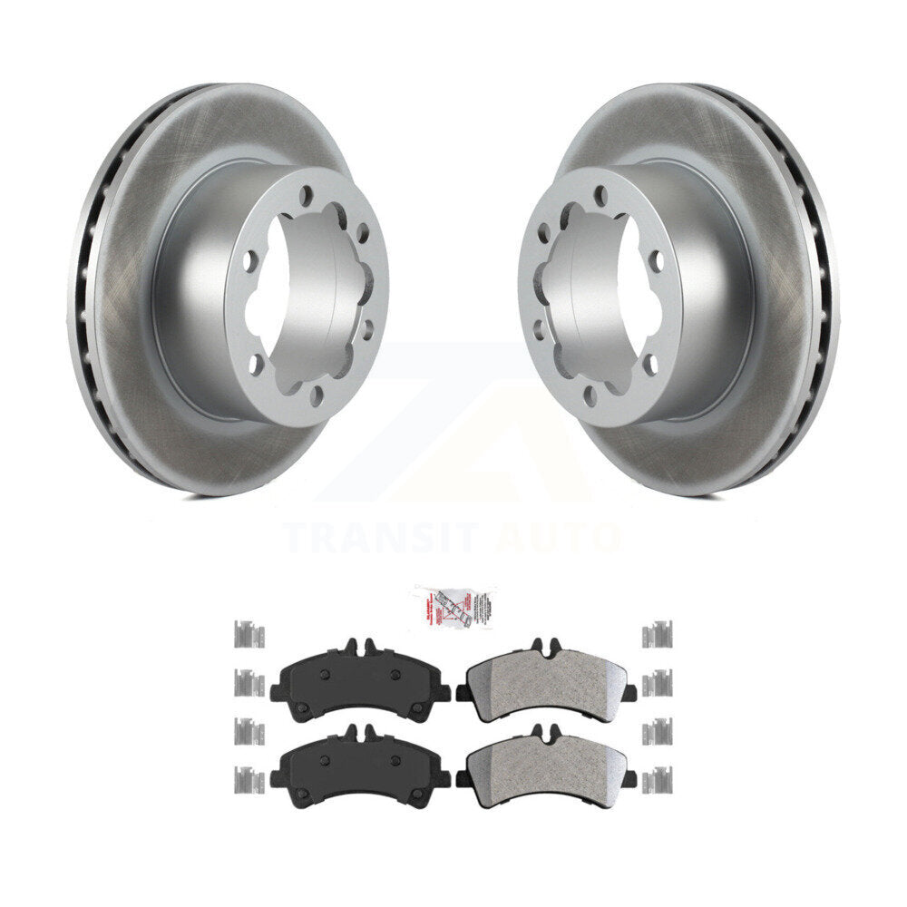 Transit Auto KGA-103384 Disc Brake Kit for 2007-2018 Freightliner Sprinter 3500, Mercedes-Benz Sprinter 3500XD and More - Rear
