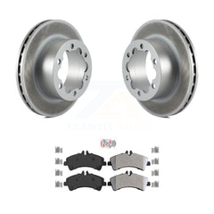 Transit Auto KGA-103384 Disc Brake Kit for 2007-2018 Freightliner Sprinter 3500, Mercedes-Benz Sprinter 3500XD and More - Rear