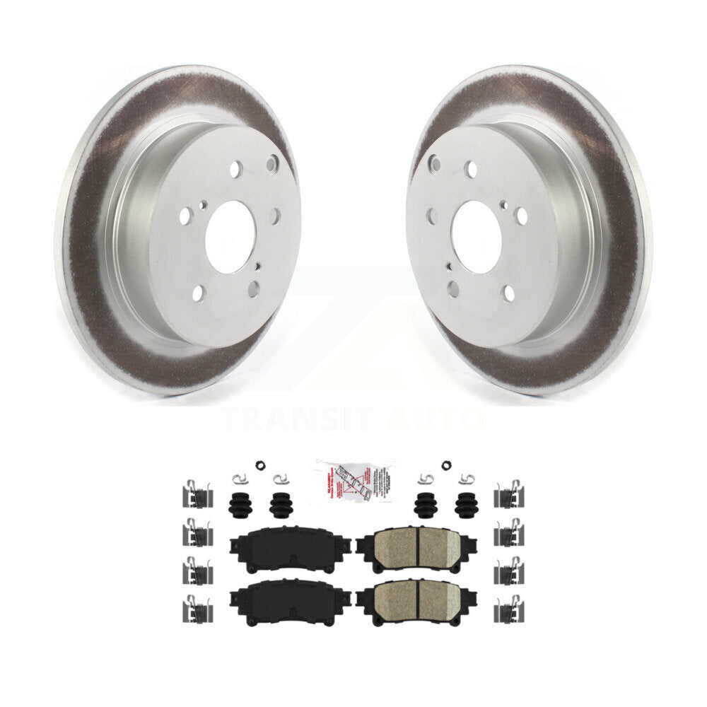 Transit Auto KGA-103428 Disc Brake Kit for 2012-2020 Toyota Mirai, Toyota Prius V - Rear