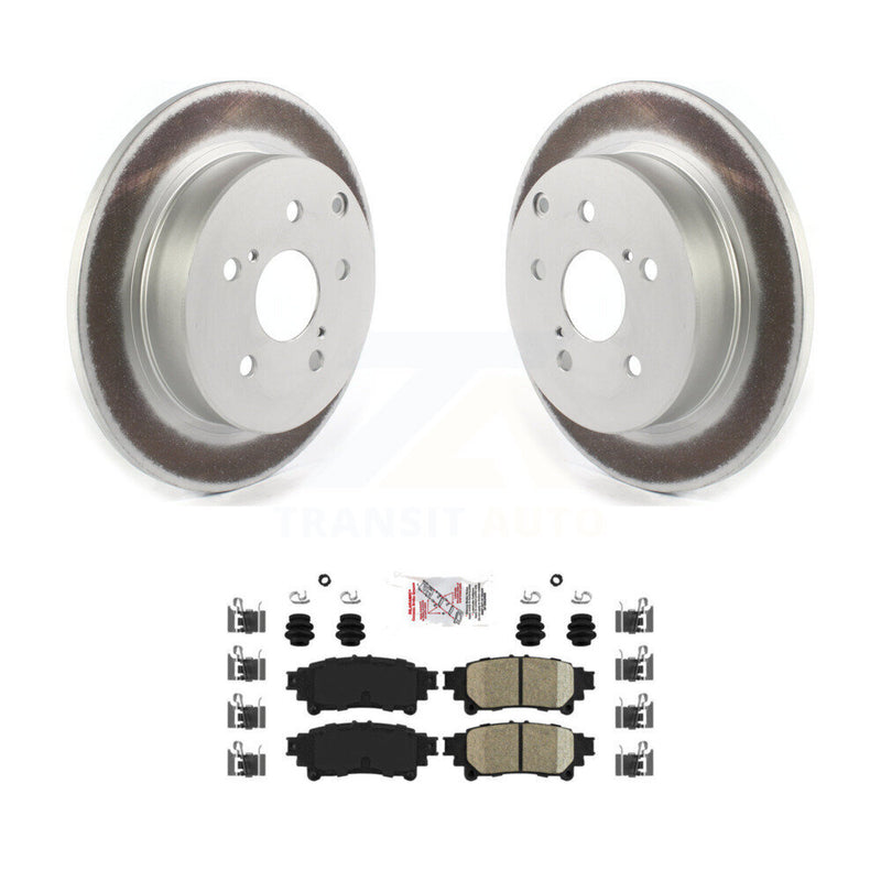 Transit Auto KGA-103428 Disc Brake Kit for 2012-2020 Toyota Mirai, Toyota Prius V - Rear