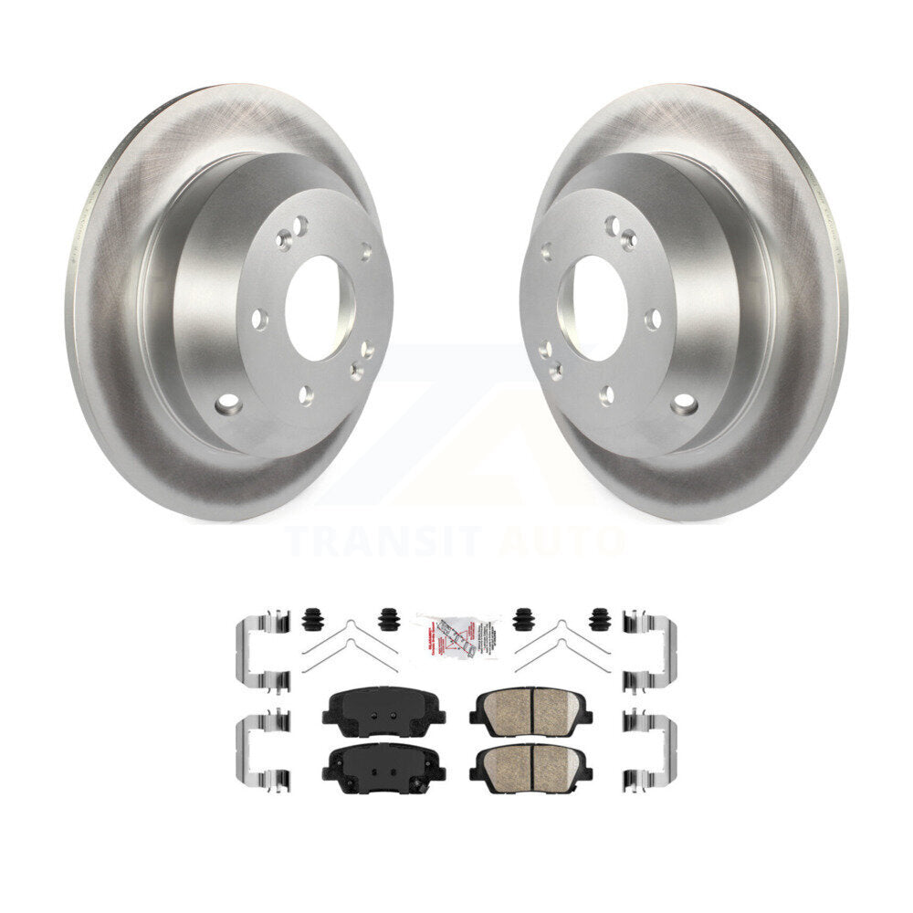 Transit Auto KGA-103450 Disc Brake Kit for 2014-2020 Hyundai Santa Fe, Hyundai Santa Fe Sport and More - Rear