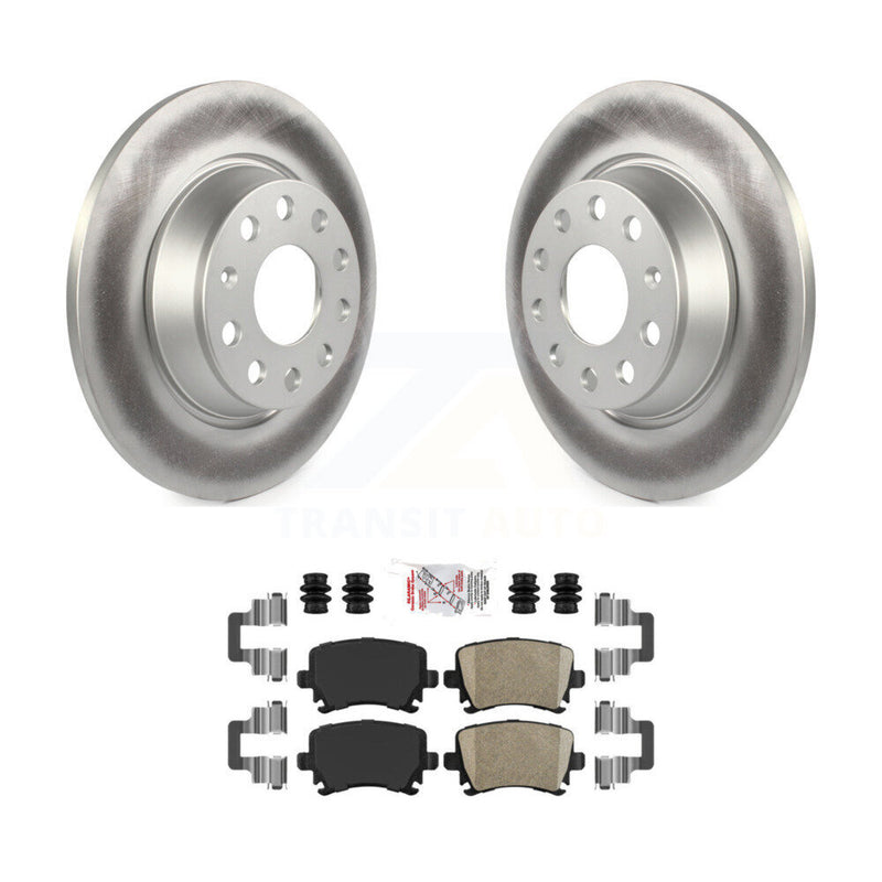 Transit Auto KGA-103468 Disc Brake Kit for 2006-2018 Volkswagen CC, Volkswagen Tiguan Limited and More - Rear