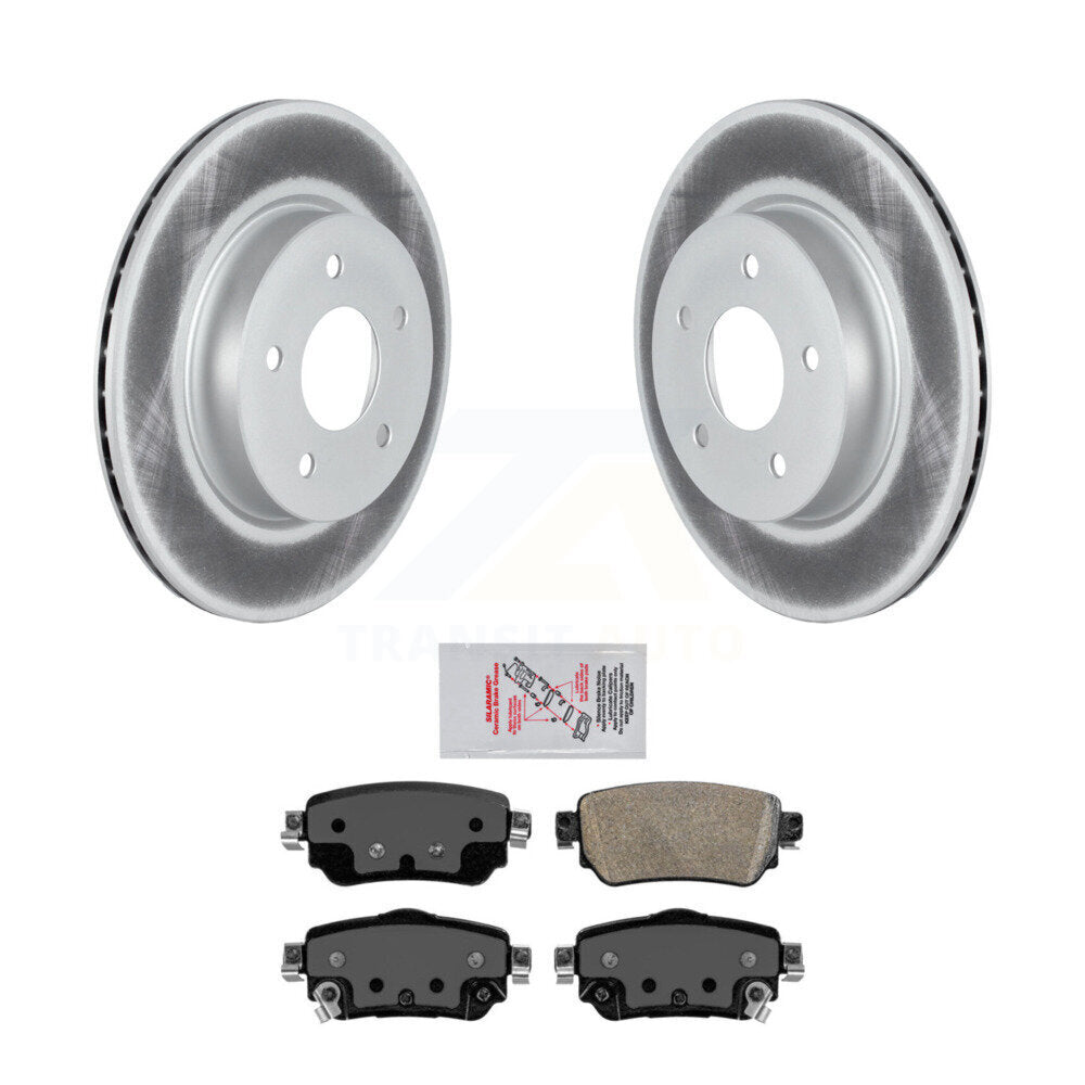 Transit Auto KGA-103497 Disc Brake Kit for 2018-2023 Nissan LEAF, Nissan Rogue Sport and More - Rear