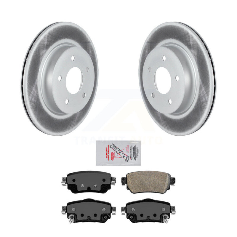 Transit Auto KGA-103497 Disc Brake Kit for 2018-2023 Nissan LEAF, Nissan Rogue Sport and More - Rear
