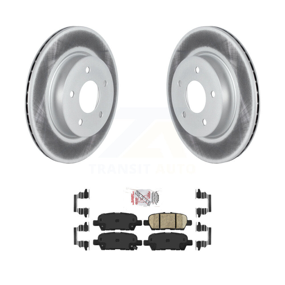 Transit Auto KGA-103499 Disc Brake Kit for 2017-2019 Nissan Rogue Sport, Nissan LEAF, Nissan Qashqai - Rear