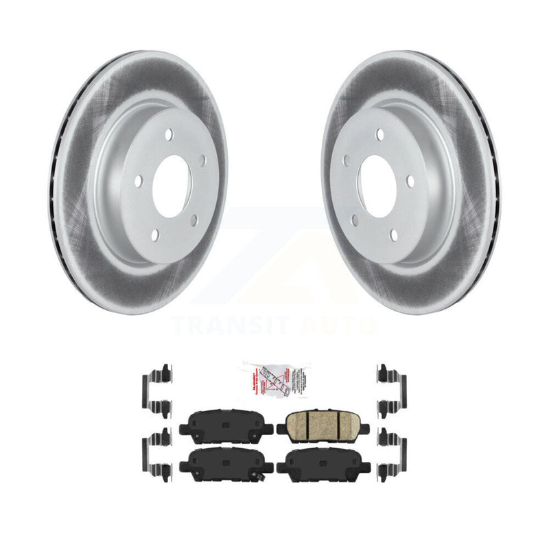 Transit Auto KGA-103499 Disc Brake Kit for 2017-2019 Nissan Rogue Sport, Nissan LEAF, Nissan Qashqai - Rear